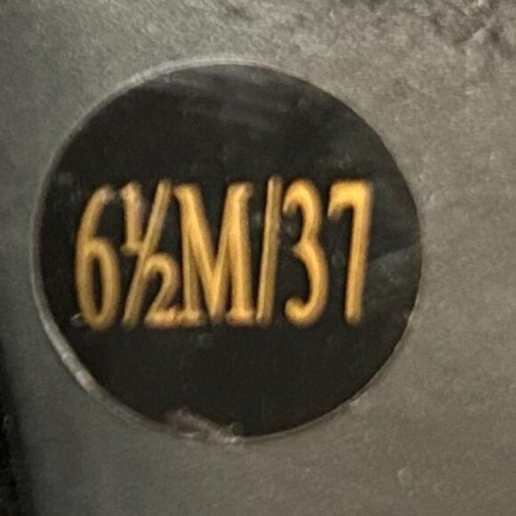 JESSICA SIMPSON Black Faux Suede Flats with Elastic Ankle Straps. Slip-On! 6.5 - Picture 5 of 5